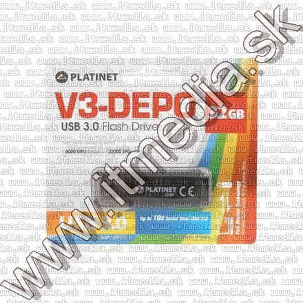 Image of Platinet USB 3.0 pendrive 32GB V3-Depo Black (42549) (IT11254)